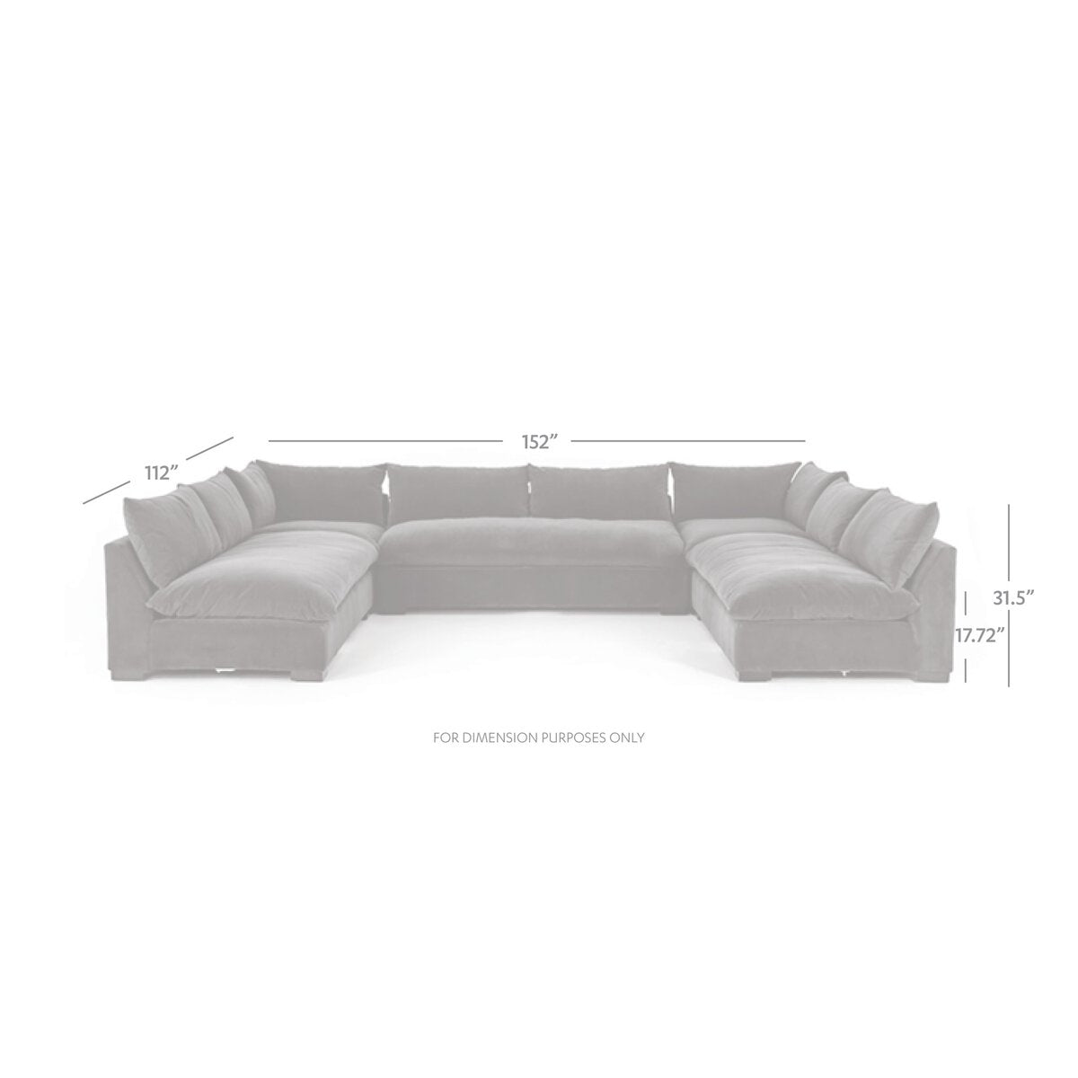 Grant 5-Piece Sectional 152"