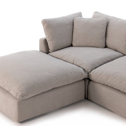 Stevie 4-Piece Sectional W/ Ottoman