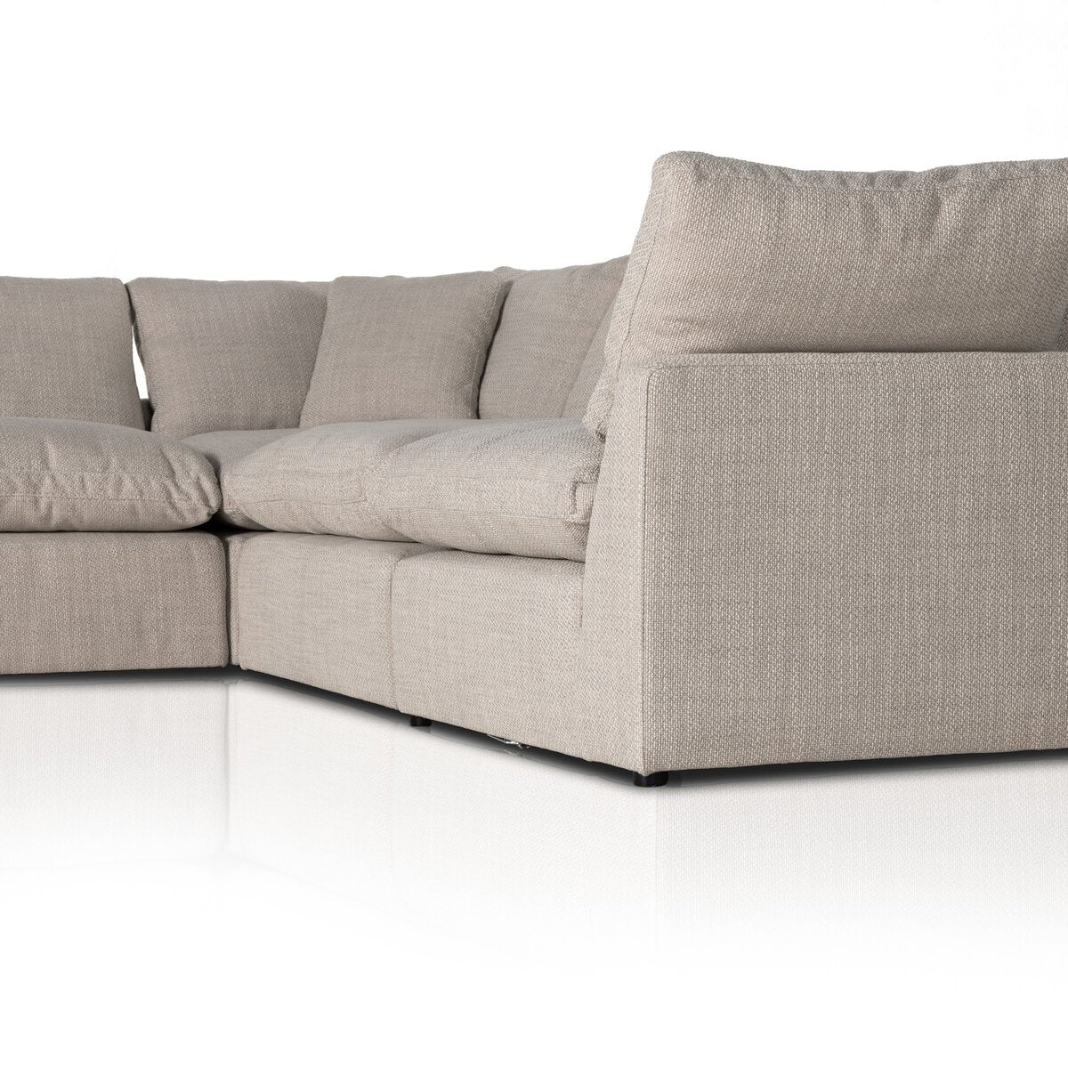 Stevie 4-Piece Sectional W/ Ottoman