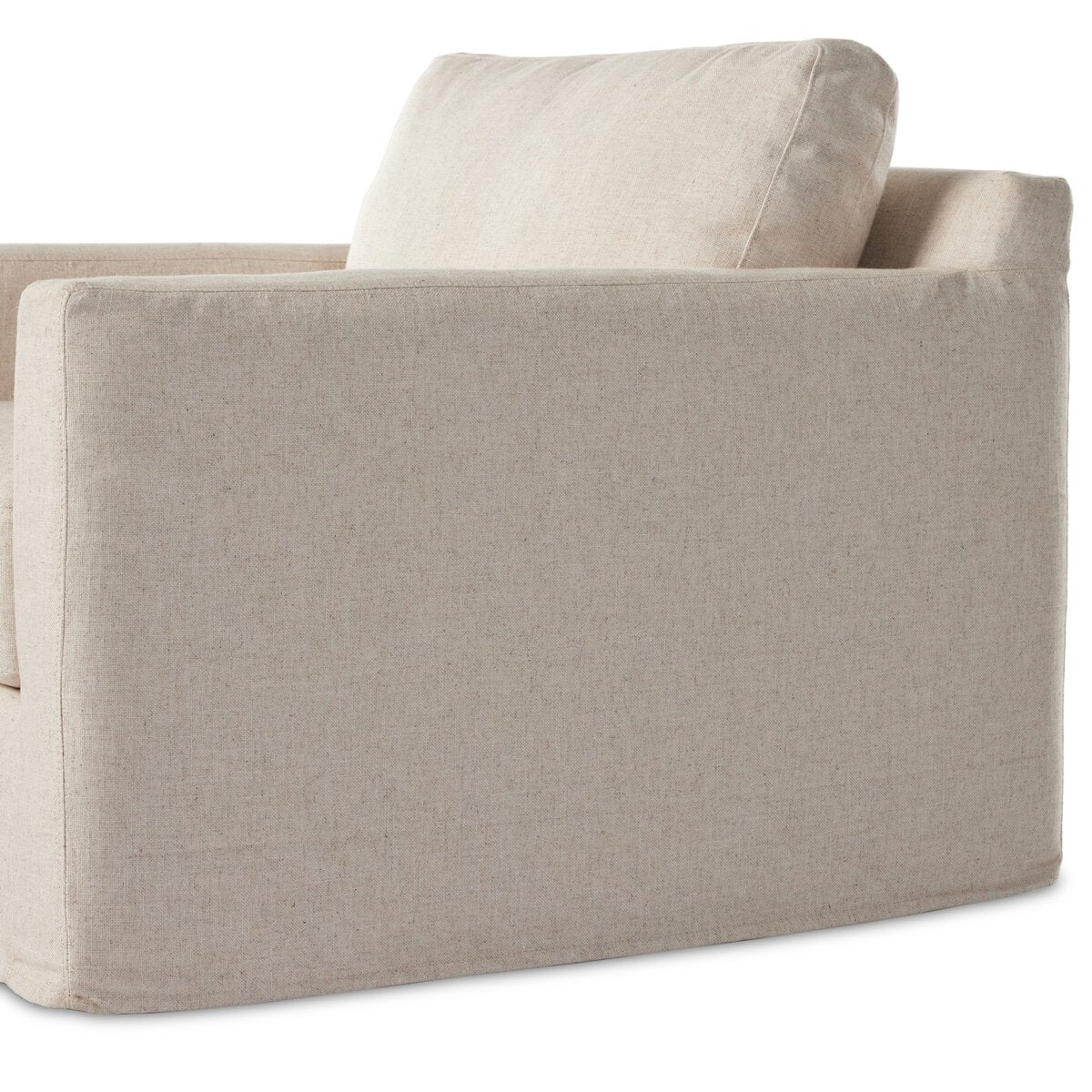 Hampton Slipcover Swivel Chair