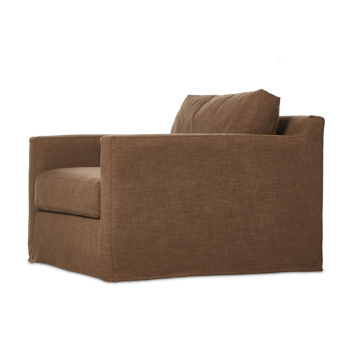 Hampton Slipcover Swivel Chair