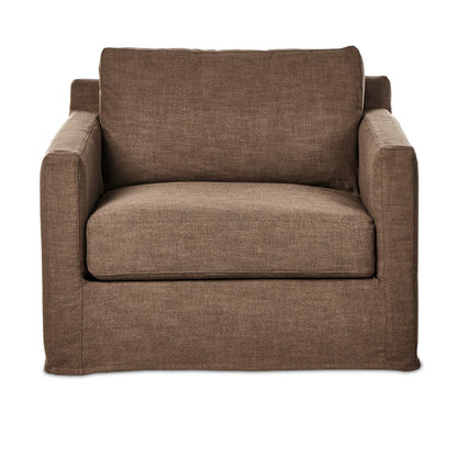 Hampton Slipcover Swivel Chair