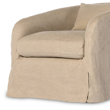 Topanga Slipcover Swivel Chair