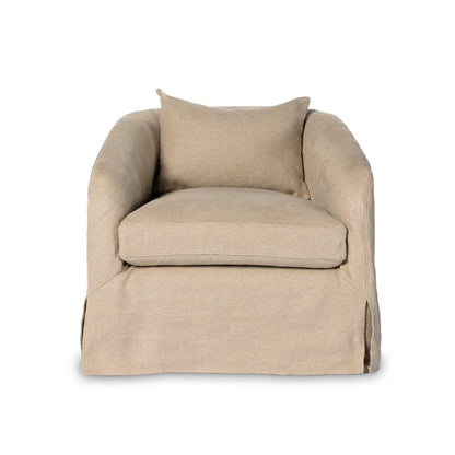 Topanga Slipcover Swivel Chair