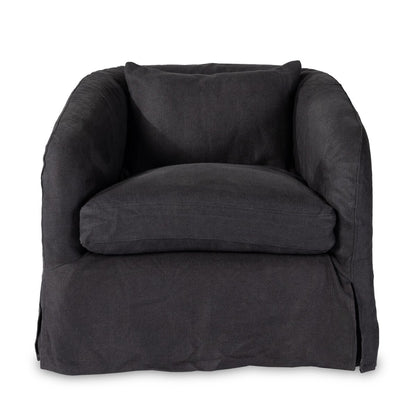 Topanga Slipcover Swivel Chair