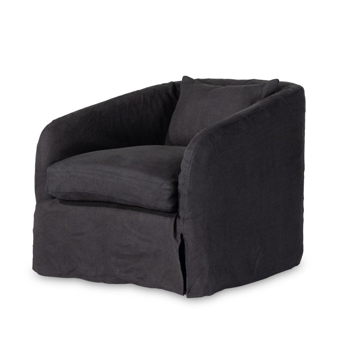 Topanga Slipcover Swivel Chair