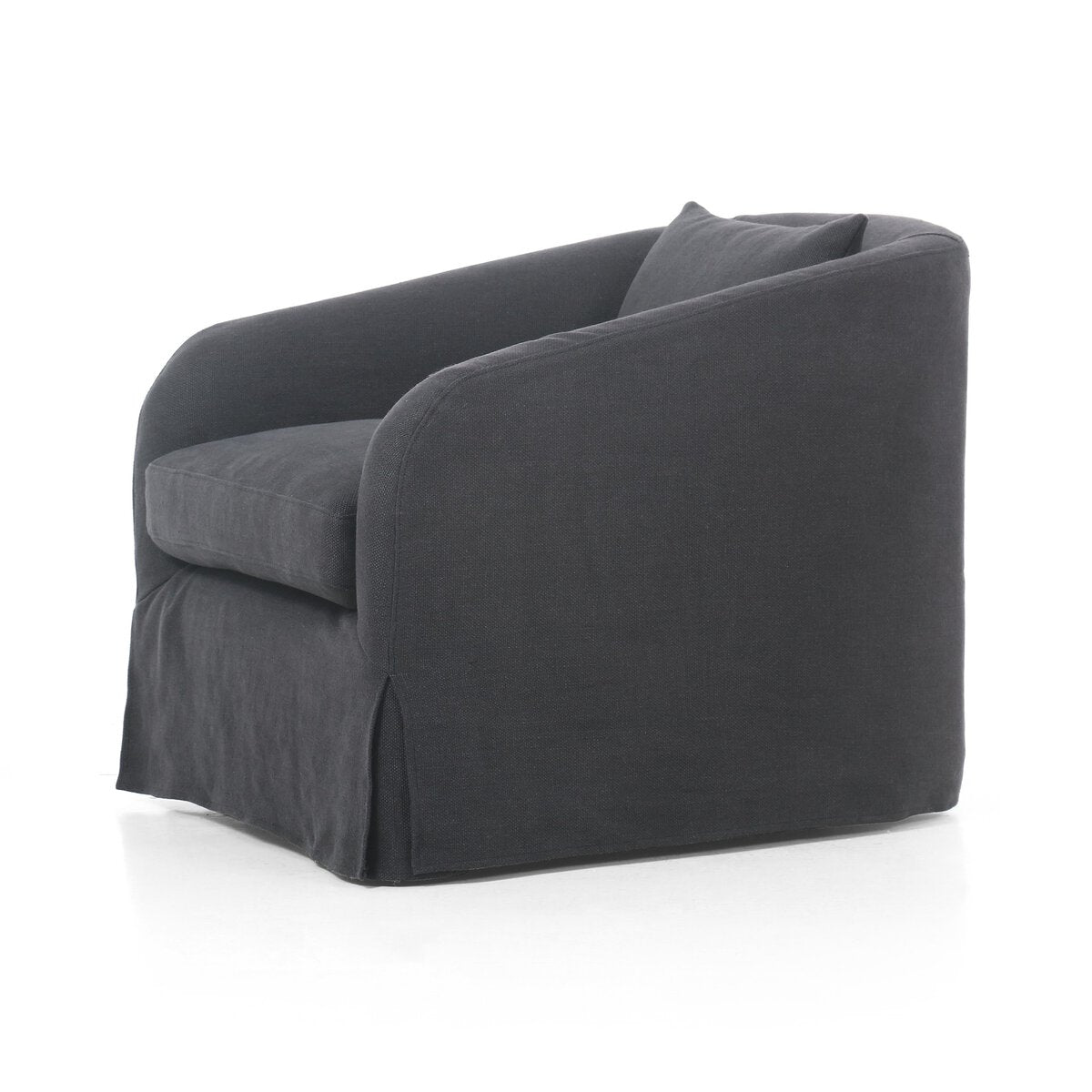 Topanga Slipcover Swivel Chair