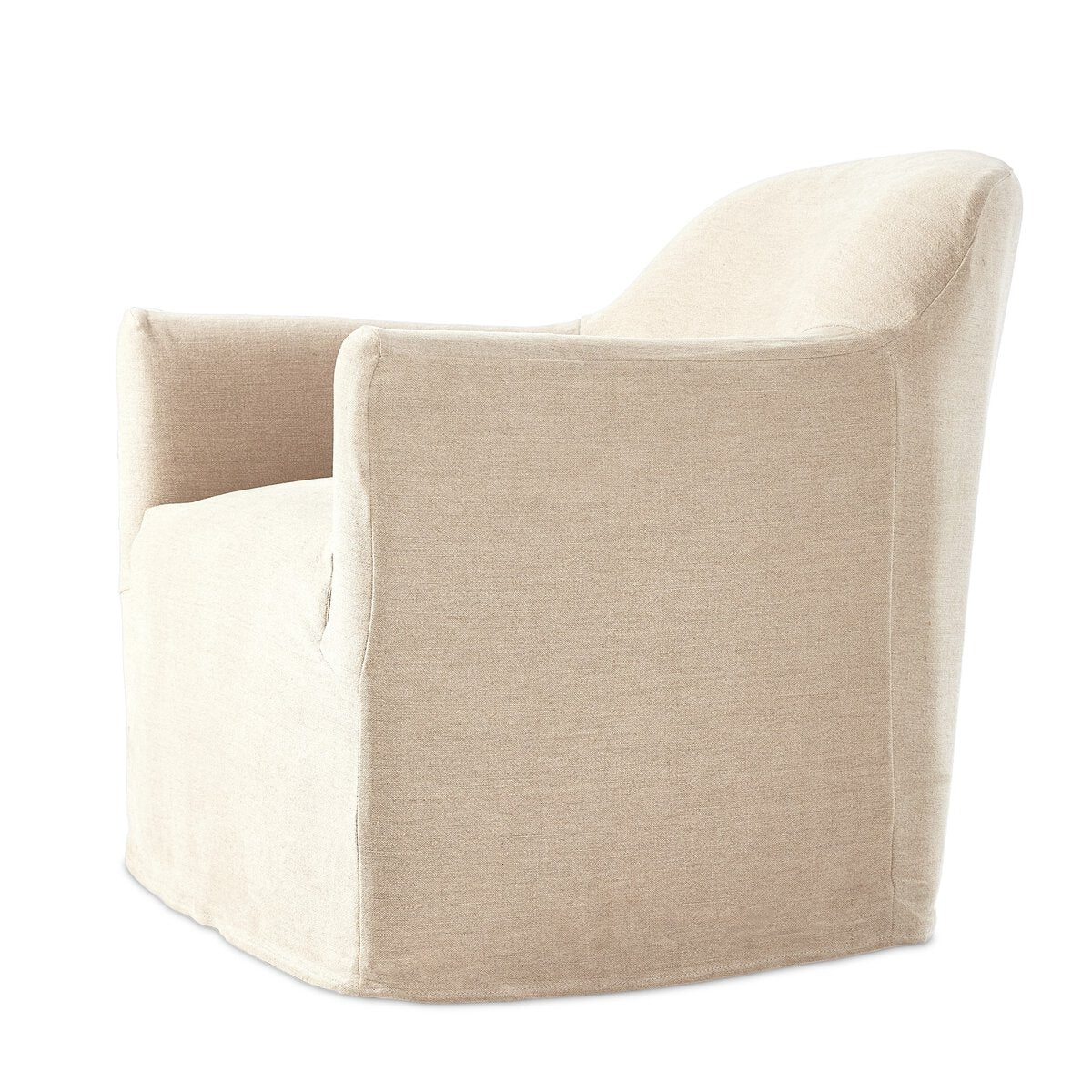 Lowell Slipcover Swivel Chair