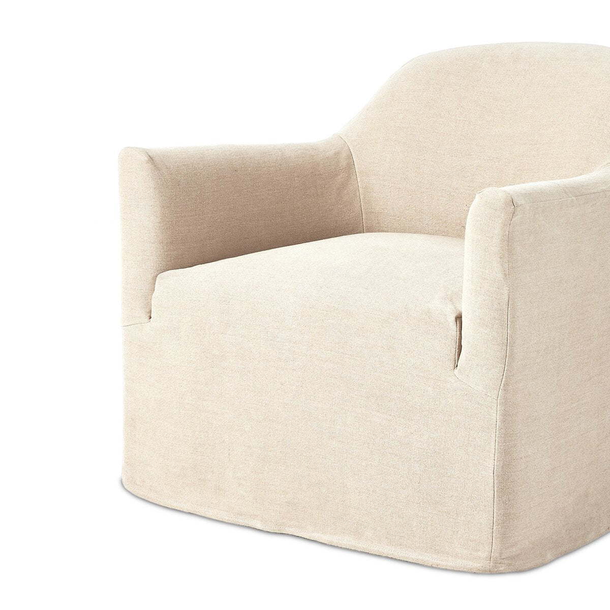 Lowell Slipcover Swivel Chair