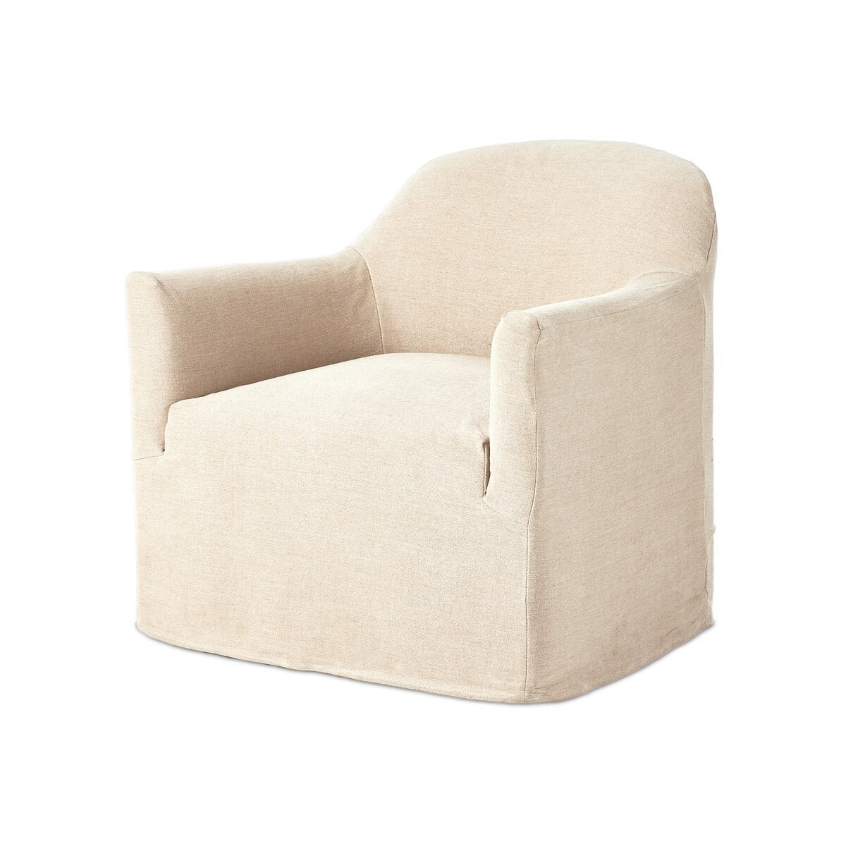 Lowell Slipcover Swivel Chair