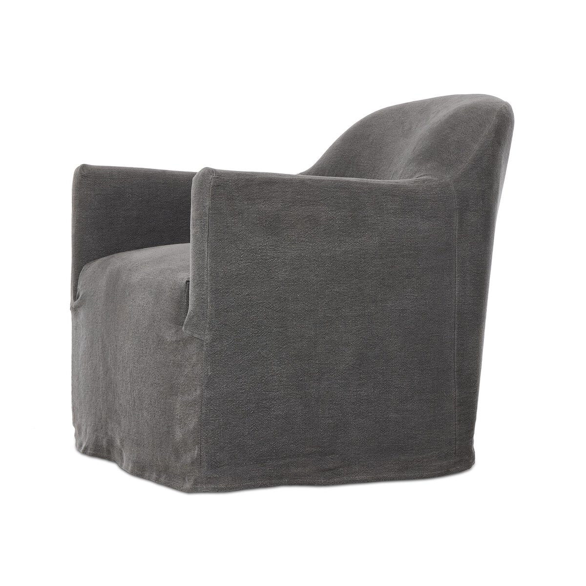 Lowell Slipcover Swivel Chair