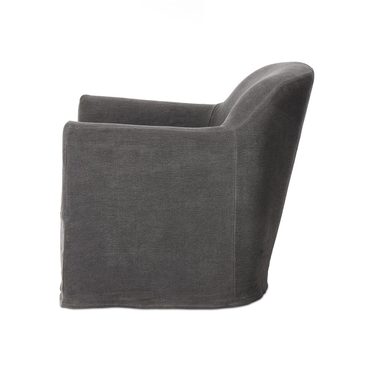 Lowell Slipcover Swivel Chair