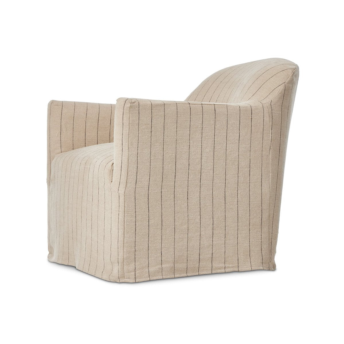 Lowell Slipcover Swivel Chair