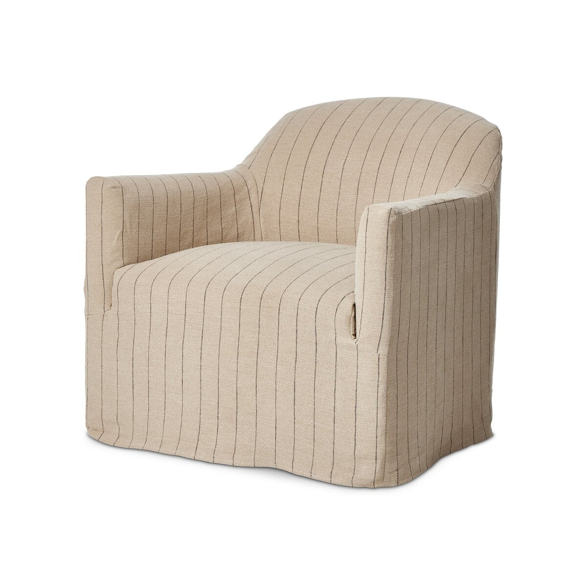 Lowell Slipcover Swivel Chair