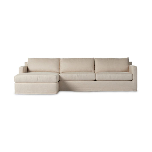 Hampton 2-Piece Slipcover Sectional