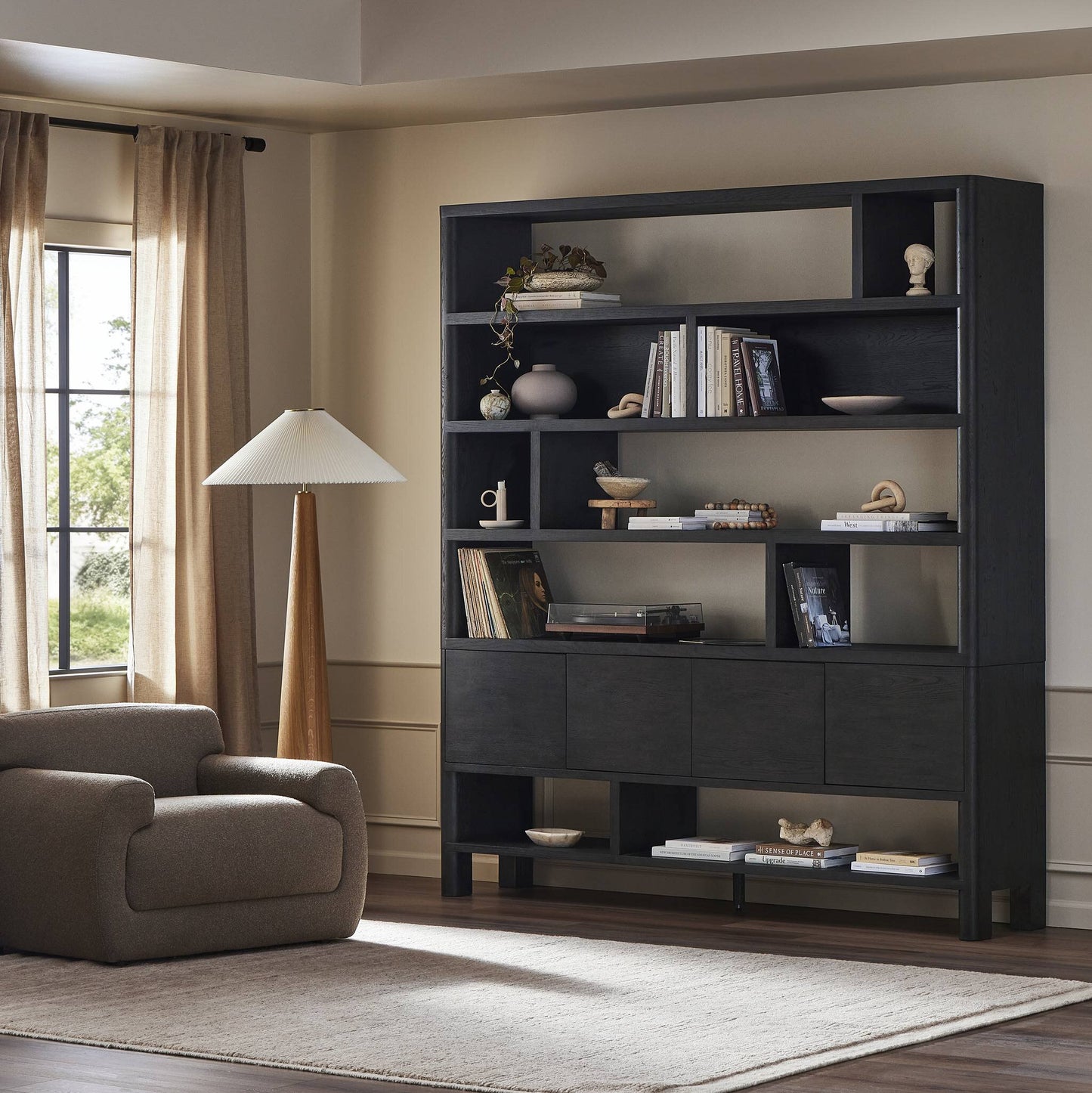 Noeline Wide Bookcase