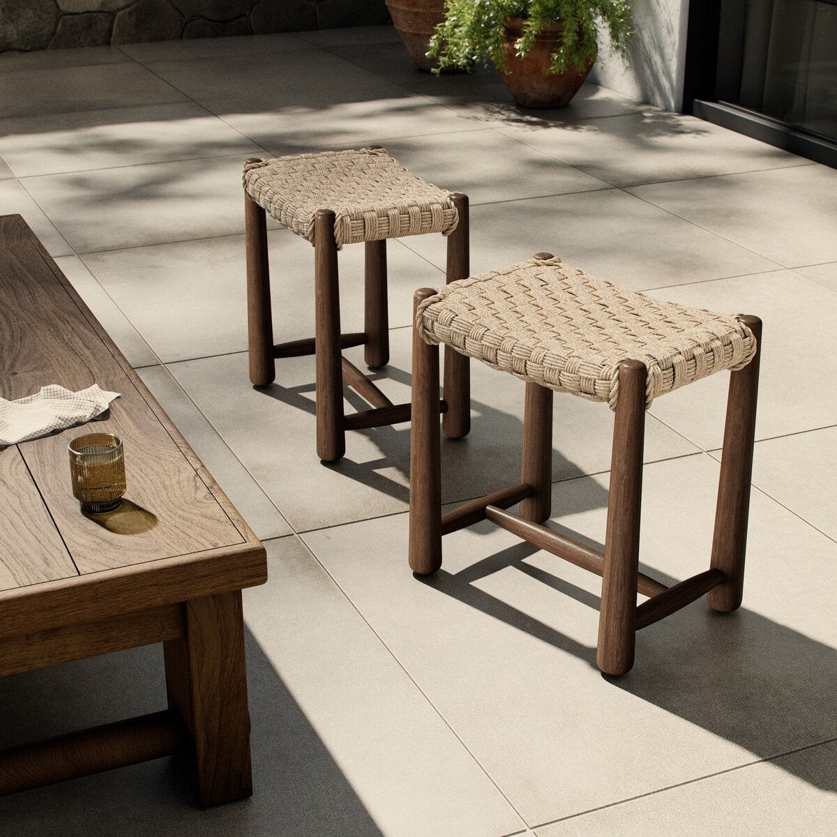 Savio Outdoor Accent Stool