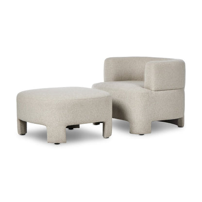 Olvera Chair W/ Ottoman