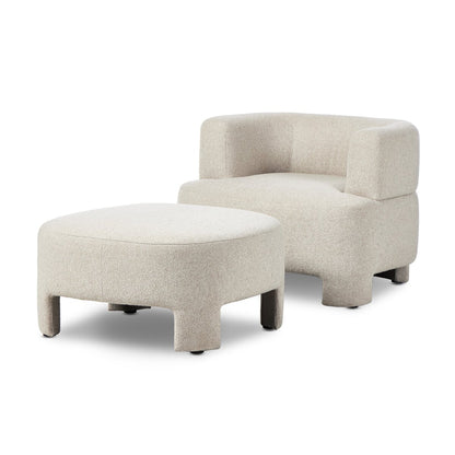 Olvera Chair W/ Ottoman