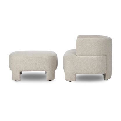 Olvera Chair W/ Ottoman