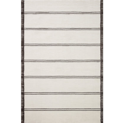 Loloi Magnolia Home Logan Rug - White/Mocha