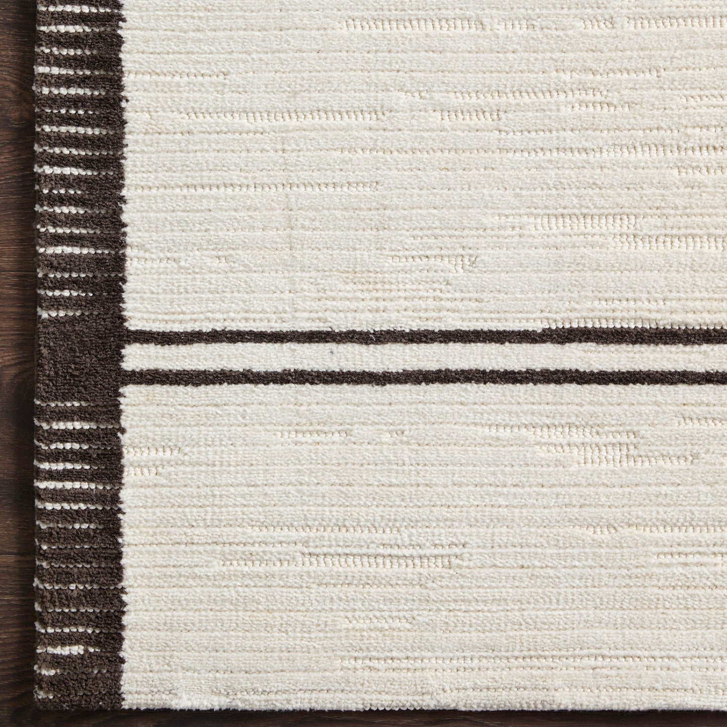 Loloi Magnolia Home Logan Rug - White/Mocha