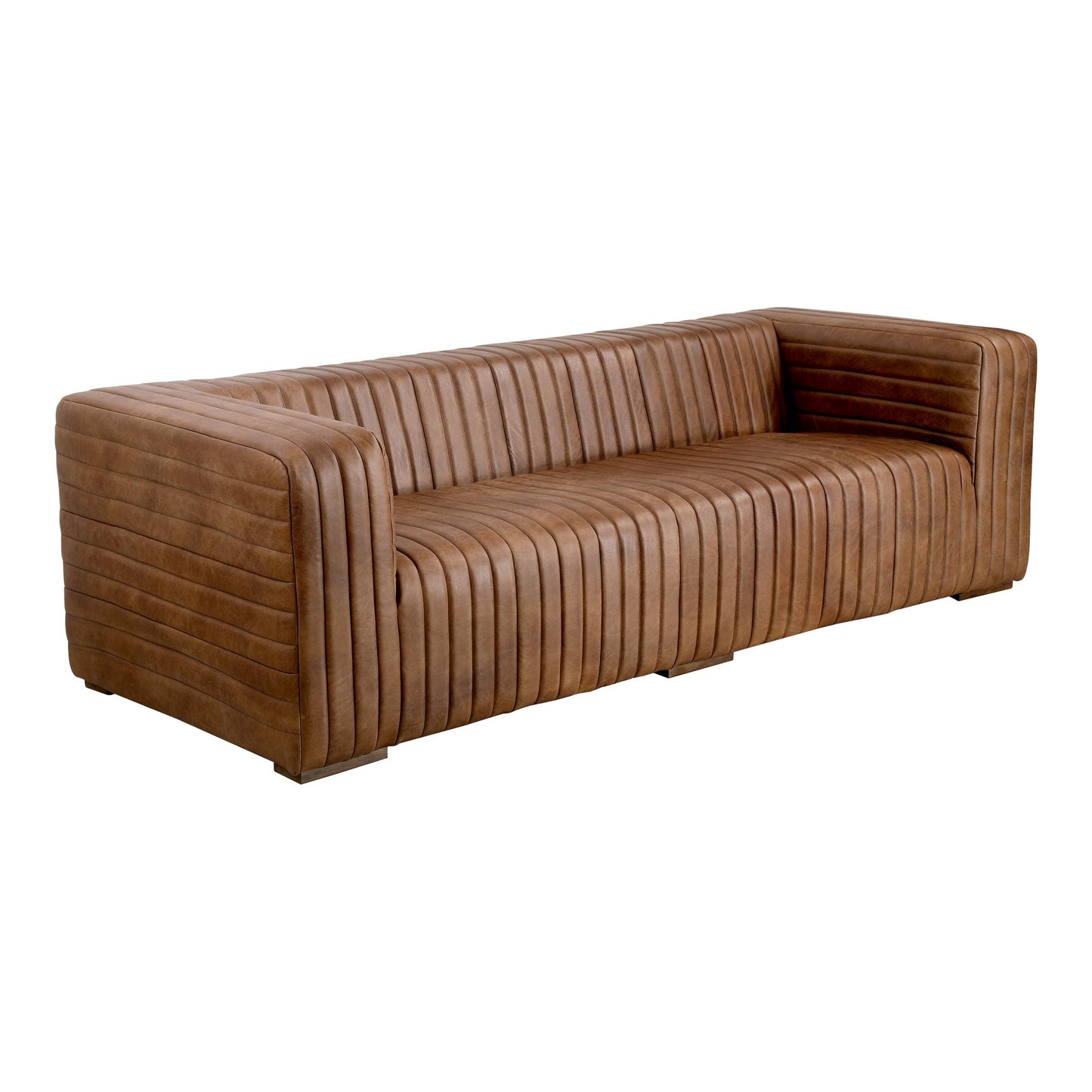 Castle Open Road Brown Leather Sofa