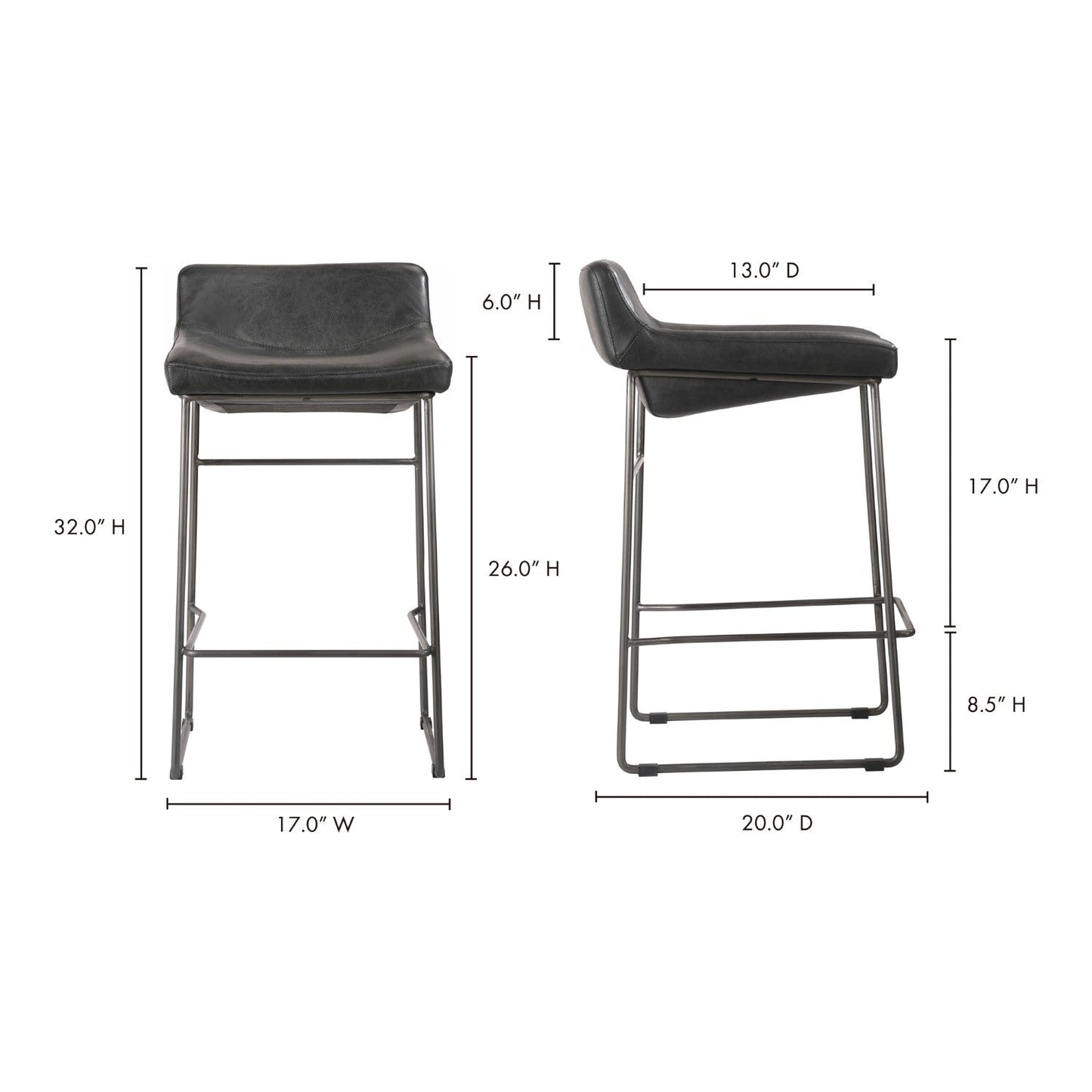 Starlet Counter Stools Set of 2