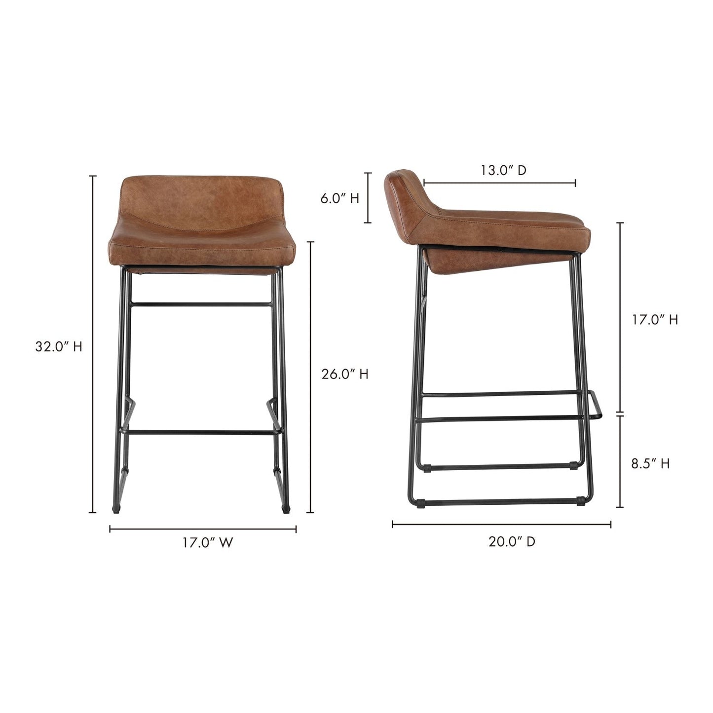 Starlet Counter Stools Set of 2