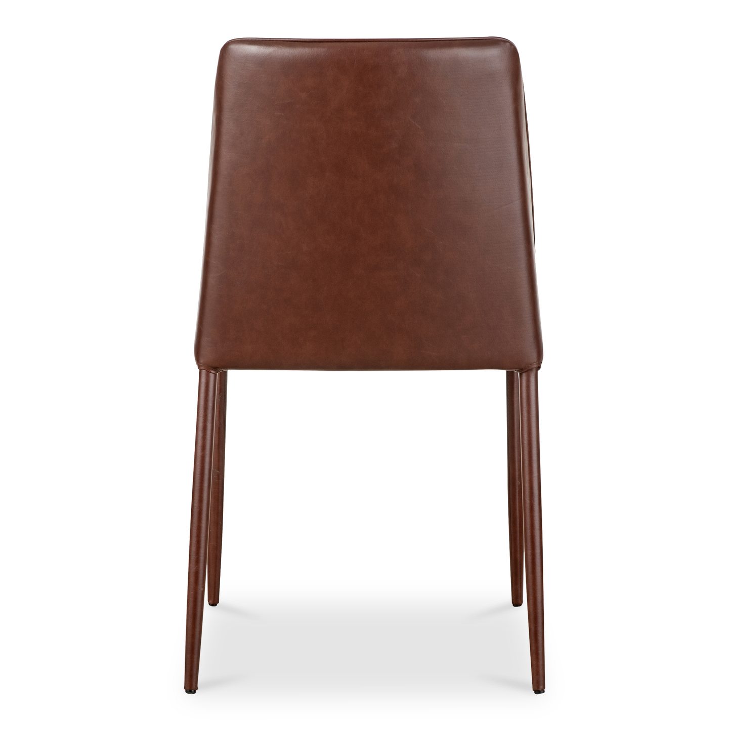 Nora Chair Smoked Cherry Vegan Leather Dining - Set of 2