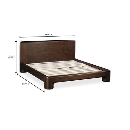 Rowan Bed Dark Brown