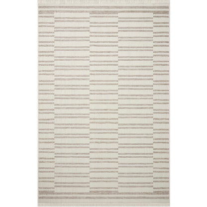 Amber Lewis x Loloi Malibu Indoor/Outdoor Rug - Ivory/Dove