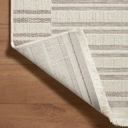 Amber Lewis x Loloi Malibu Indoor/Outdoor Rug - Ivory/Dove