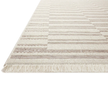 Amber Lewis x Loloi Malibu Indoor/Outdoor Rug - Ivory/Dove