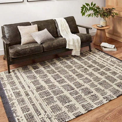 Chris Loves Julia x Loloi Alice Rug - Cream/Charcoal