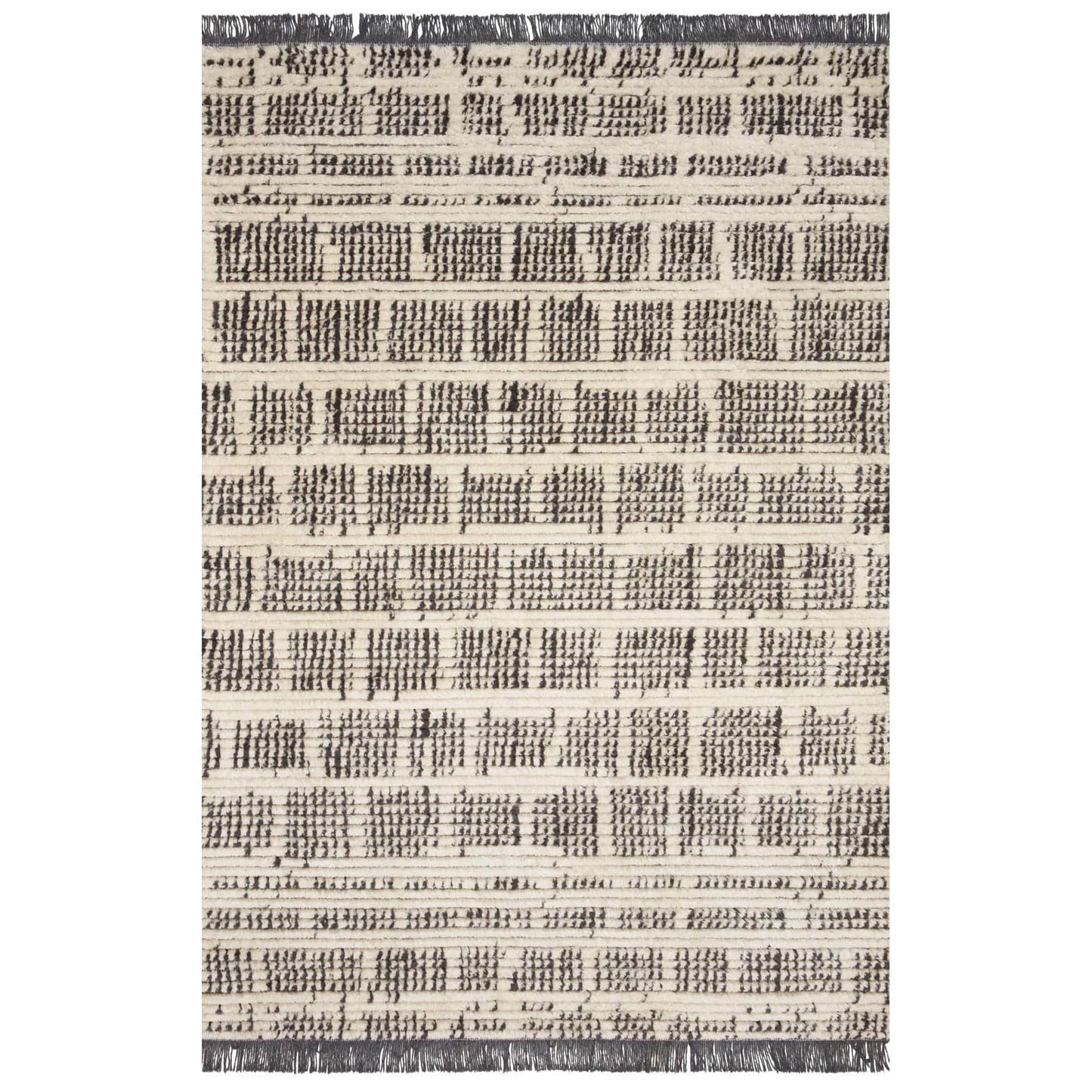 Chris Loves Julia x Loloi Alice Rug - Cream/Charcoal