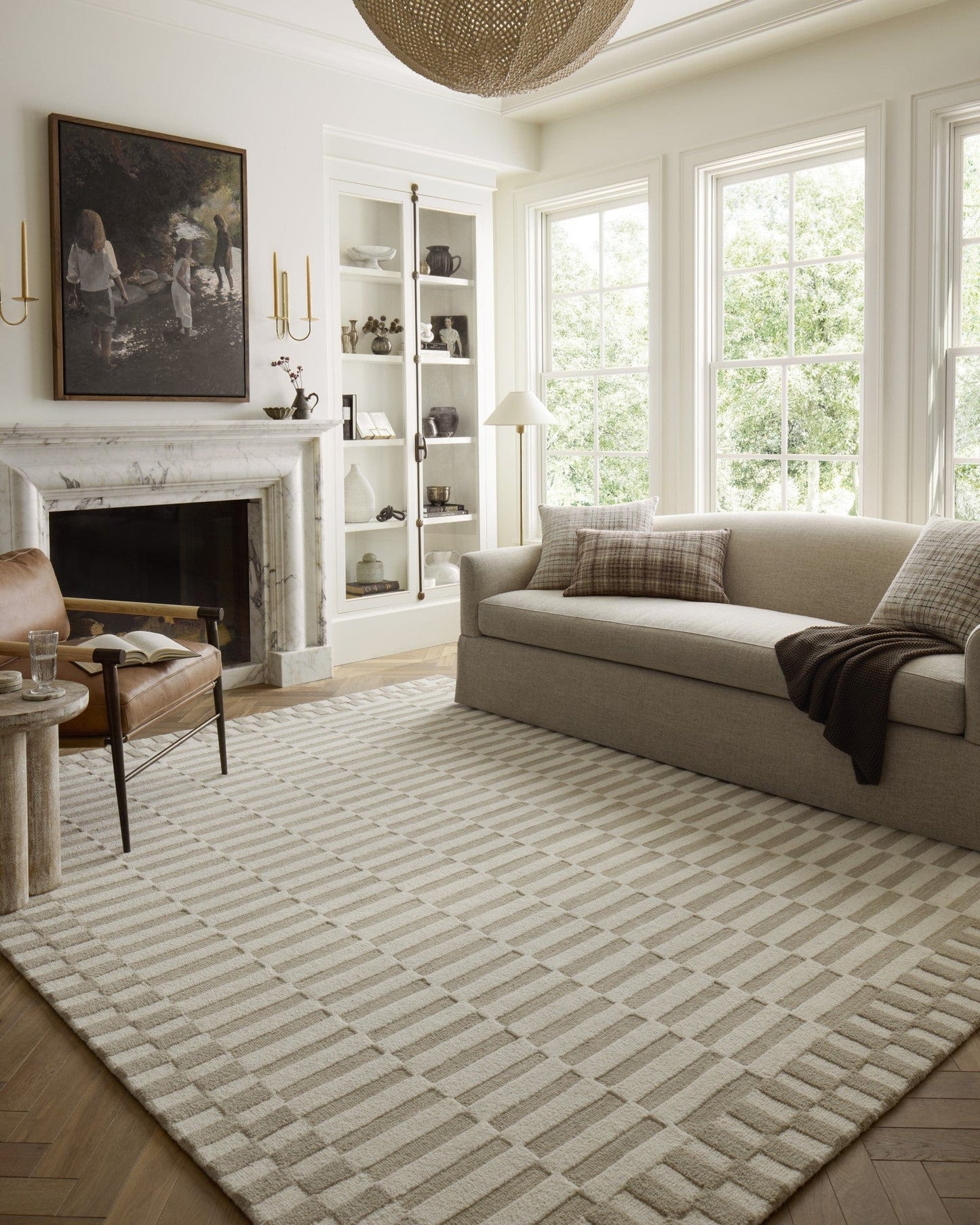 Chris Loves Julia × Loloi Bradley Ivory/Beige Rug