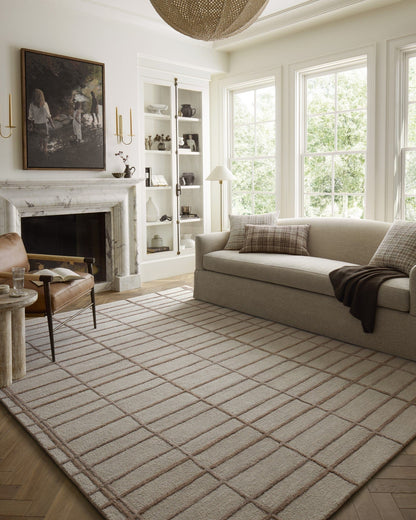 Chris Loves Julia × Loloi Bradley Rose/Blush Rug