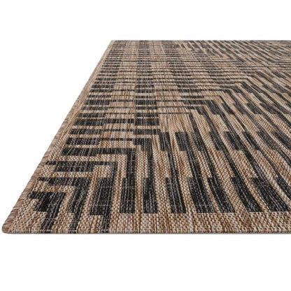 Loloi Isle Indoor/Outdoor Rug - Brown/Black