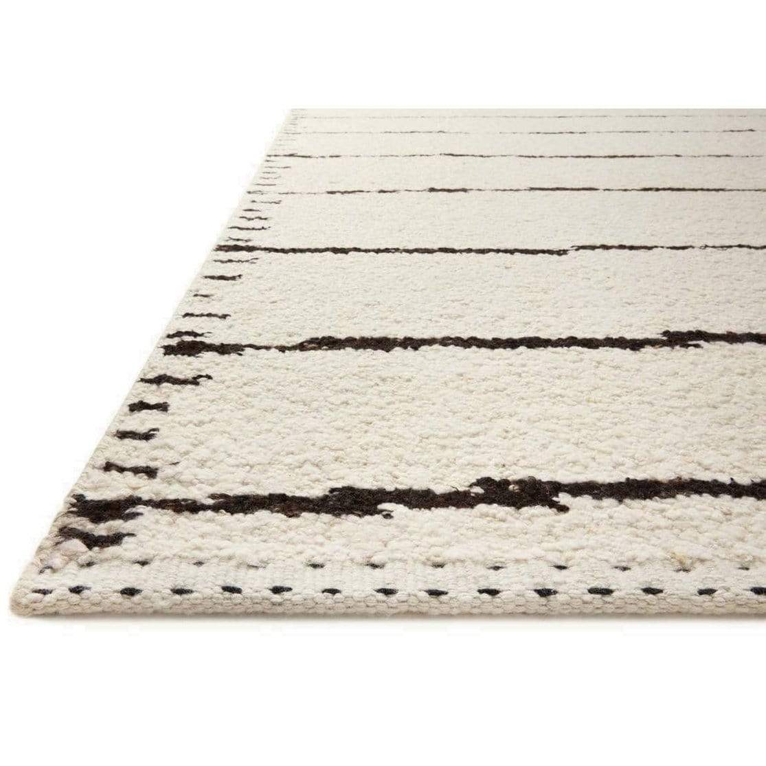 Loloi Roman Rug - Ivory/Black